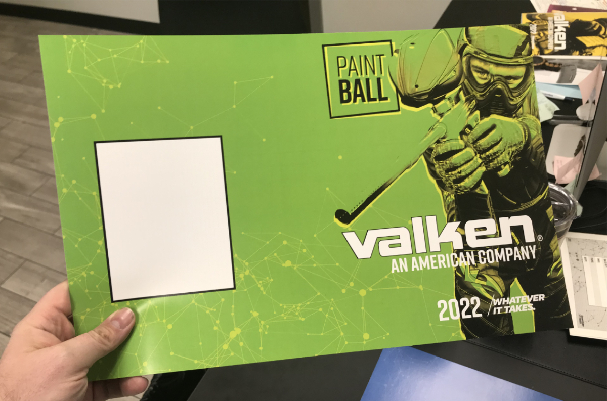The new dynamic design for our Paintball Catalog.